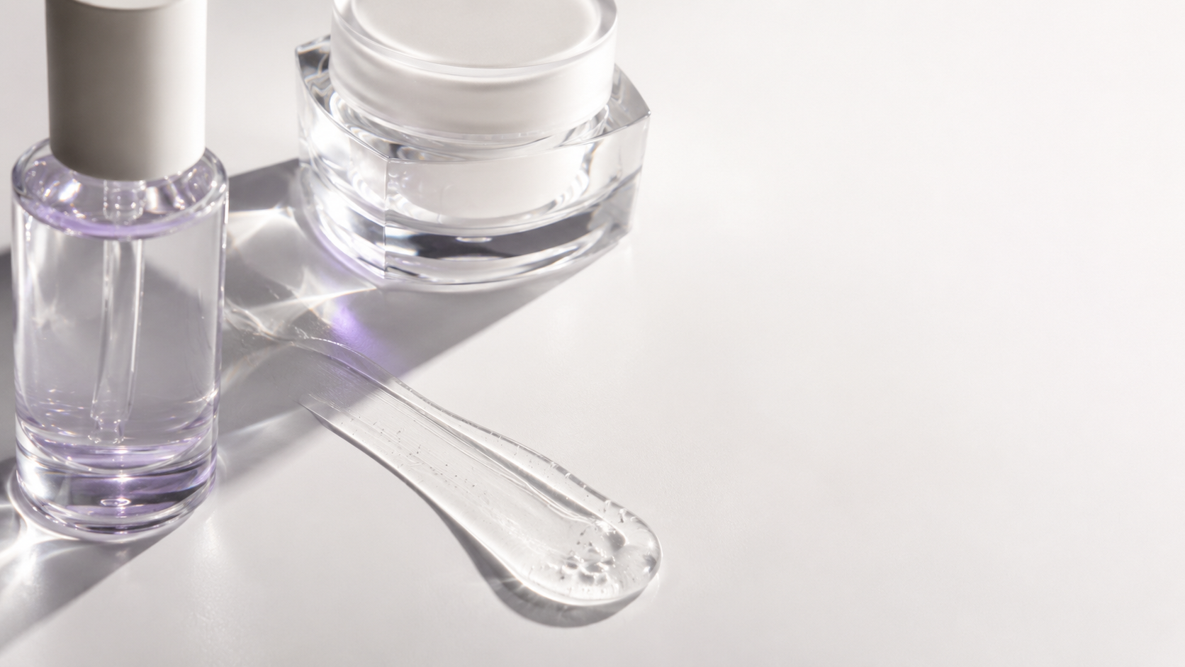 Skincare products and textures — editorial film